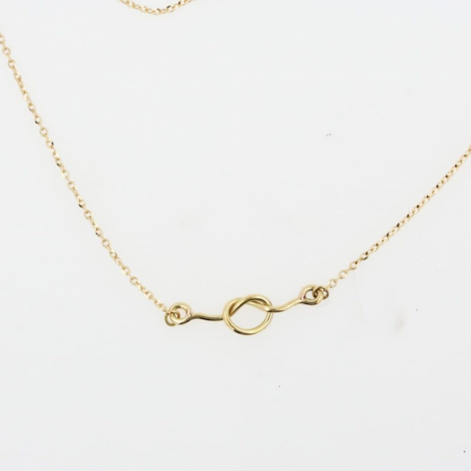 Collana Nodo in Oro Giallo