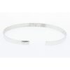 Bracciale Rigido a Fascia in argento da 4 mm inciso