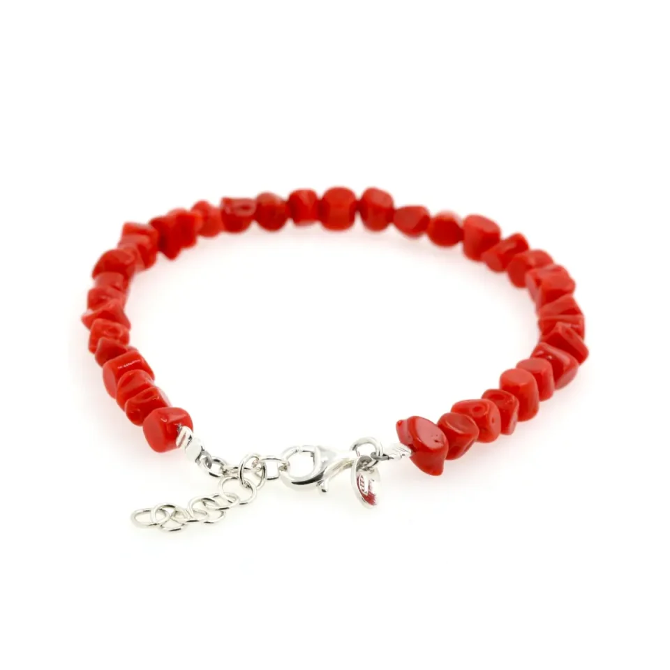 Bracciale di Corallo Rosso naturale